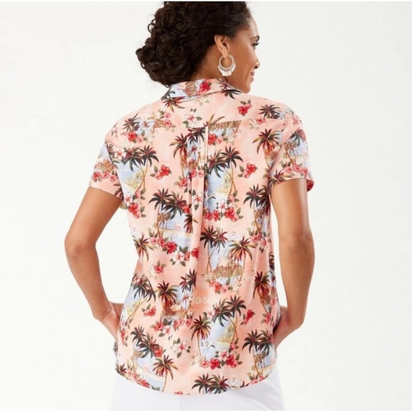 TOMMY BAHAMA "GREETINGS FROM FLORIDA " silk XL - Picture 2 of 11